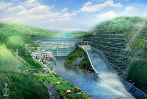 南关老挝南塔河1号水电站项目